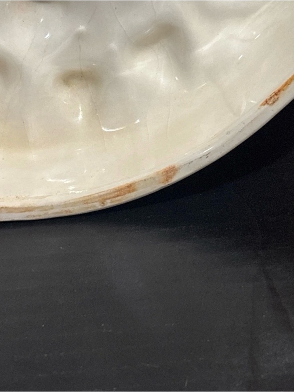 vintage ceramic strawberry pie lid Only 10” - Picture 8 of 10